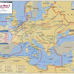 Major battles of ww2 map worksheet