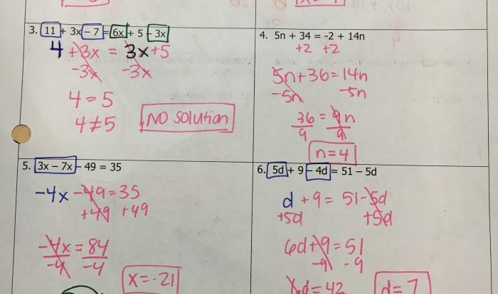 Unit 1 equations and inequalities answers