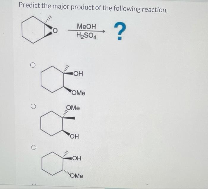 Predict the major product of the following sequence of reactions