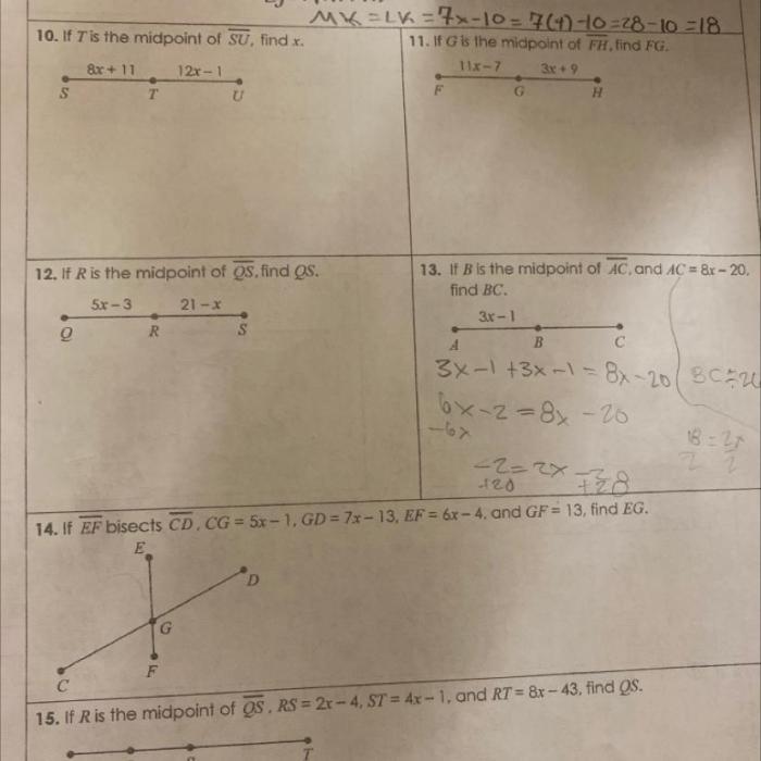 Homework 5 angle addition postulate answer key