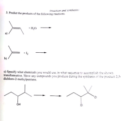 Predict the major product of the following sequence of reactions